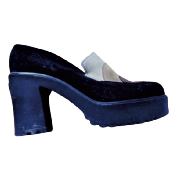 🌼host pick🌼 Vintage 90s Y2K Morgan chunky heels suede shoes - Picture 5 of 12